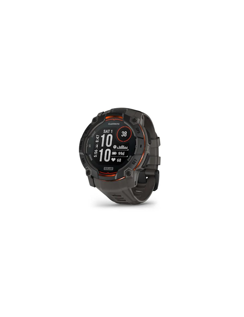 SMARTWATCH INSTINCT 3 SOLAR/BLK/CHARC 010-02935-00 GARMIN
