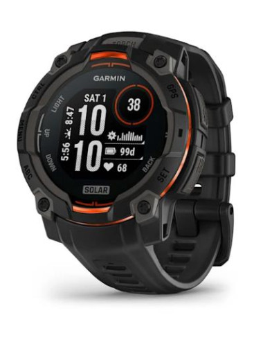 SMARTWATCH INSTINCT 3 SOLAR/BLACK/BLK 010-02934-00 GARMIN