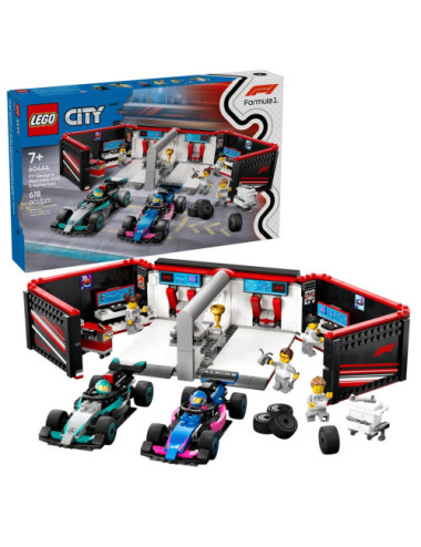 LEGO CITY 60444 F1 Garage &...