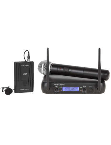 2-channel VHF microphone...
