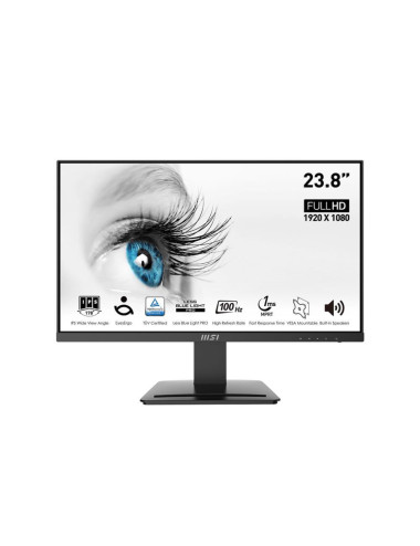LCD Monitor|MSI|PRO MP243X|23.8"|Business|Matte|Panel IPS|1920x1080|16:9|100Hz|4 ms|Speakers|PROMP243X