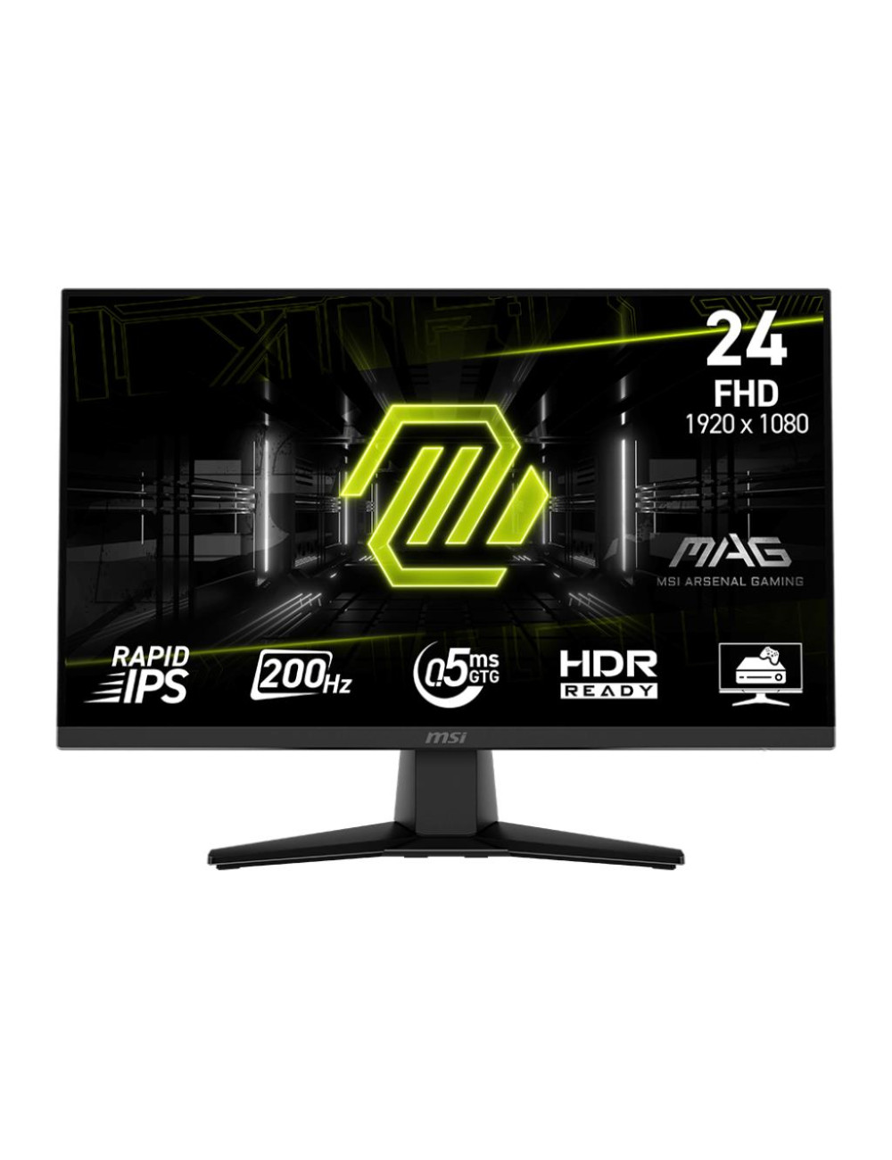 LCD Monitor|MSI|MAG 242F|23.8"|Gaming|Matte|Panel IPS|1920x1080|16:9|200Hz|0.5 ms|Colour Black|MAG242F