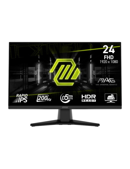 LCD Monitor|MSI|MAG 242F|23.8"|Gaming|Matte|Panel IPS|1920x1080|16:9|200Hz|0.5 ms|Colour Black|MAG242F