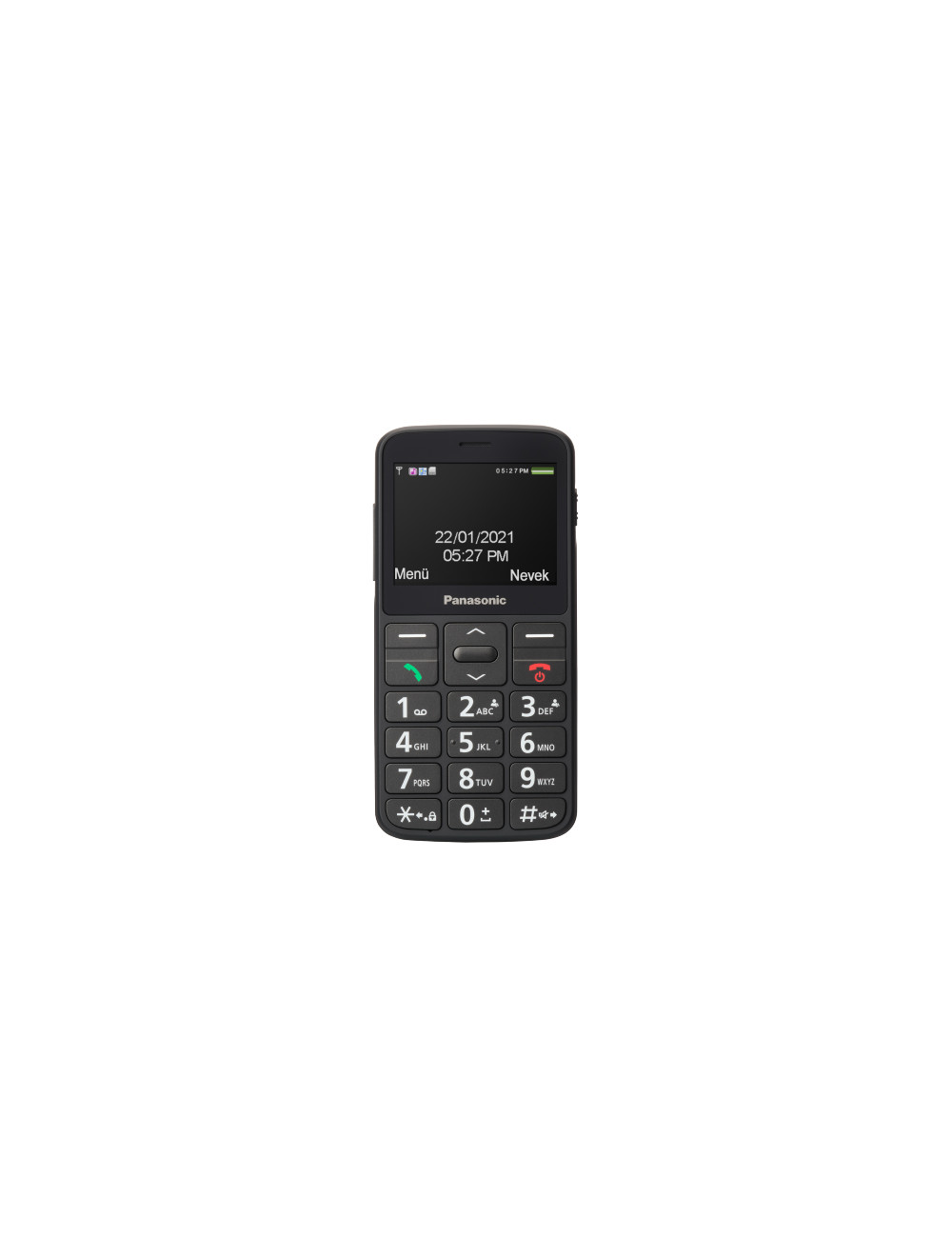 Panasonic KX-TU160 Easy Use Mobile Phone Black, 2.4 ", TFT-LCD, 240 x 320, USB version USB-C, Built-in camera, Main camera 0.3 M