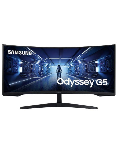 LCD Monitor|SAMSUNG|Odyssey G5|34"|Gaming/Curved/21 : 9|Panel VA|3440x1440|21:9|1 ms|Tilt|Colour Black|LC34G55TWWPXEN