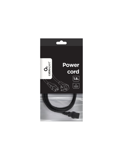 Cablexpert | Power cord (C13), VDE approved | Black