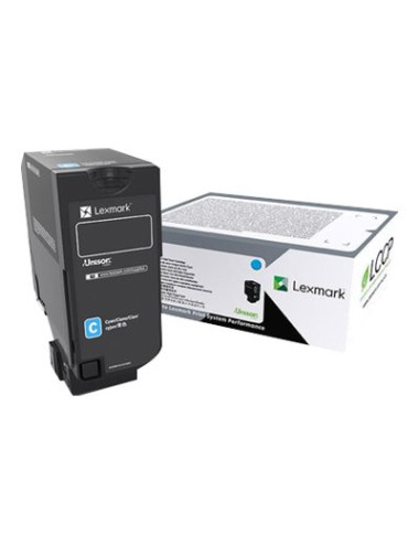 Lexmark CS72x Cyan Standard Yield Toner Cartridge | Lexmark 74C0S20 | CS720 Cyan Standard Yield Toner Cartridge | Cartridge | Cy