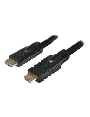 Logilink, CHA0020, 20m, Active, HDMI cable, type A male, - HDMI type A male, black. | Logilink | HDMI to HDMI | 20 m