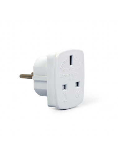 Gembird | AC power adapter, UK socket to EU Schuko plug, 7.5 A | Travel adapter