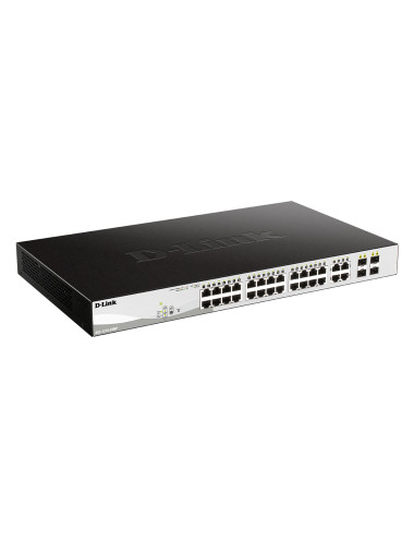 D-Link | Switch | DGS-1210-28MP | Web Management | Rack mountable | Gigabit Ethernet (copper) ports quantity 24 | SFP ports quan