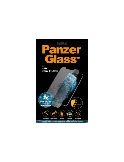 PanzerGlass | 2661 | Screen Protector | iPhone | X/XS | Tempered glass | Transparent