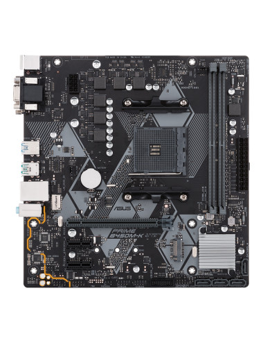 Asus | PRIME B450M-K II | Processor family AMD | Processor socket AM4 | DDR4 | Memory slots 2 | Chipset AMD B | Micro ATX
