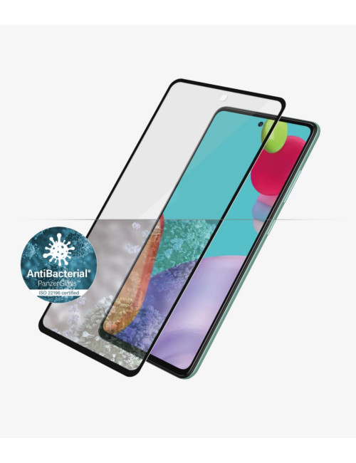 PanzerGlass | Samsung | Galaxy A52 | Black/Transparent | Antifingerprint screen protector
