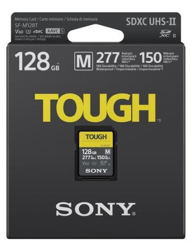 Sony | Tough Memory Card | UHS-II | 128 GB | SDXC | Flash memory class 10