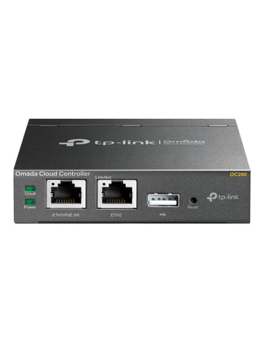 TP-LINK | Omada Hardware Controller | OC200 | 10/100 Mbit/s | Ethernet LAN (RJ-45) ports 2 | MU-MiMO No | PoE in | 1 USB 2.0, 1 