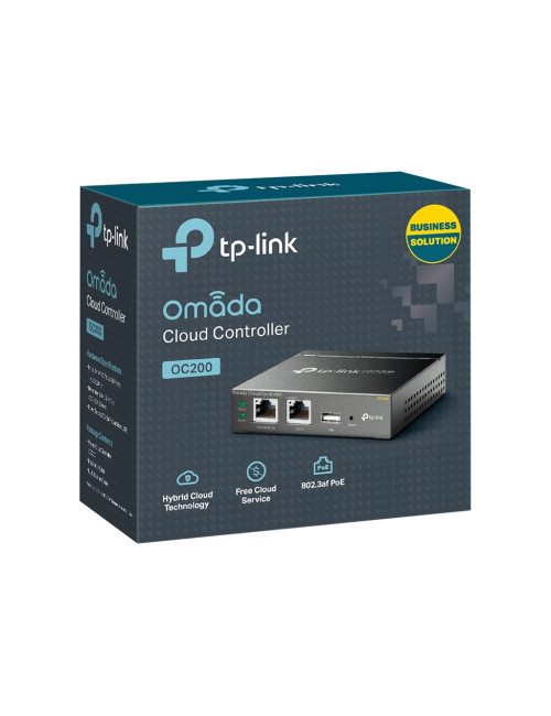 TP-LINK | Omada Hardware Controller | OC200 | 10/100 Mbit/s | Ethernet LAN (RJ-45) ports 2 | MU-MiMO No | PoE in | 1 USB 2.0, 1 