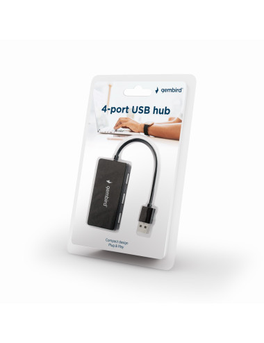 Gembird | 4-port USB hub | UHB-U2P4-04 | USB Hub