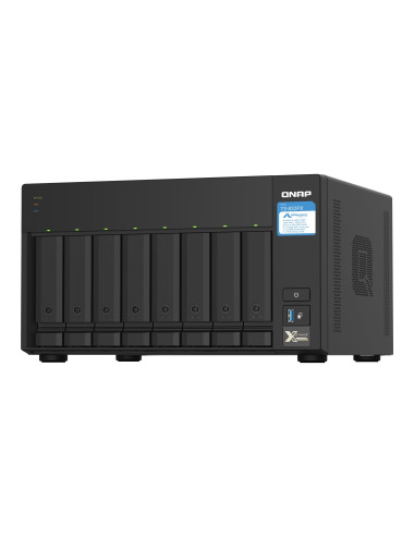 QNAP | 8-Bay QTS NAS | TS-832PX-4G | Up to 8 HDD/SSD Hot-Swap | AnnapurnaLabs Alpine | AL324 ARM Cortex-A57 Quad-Core | Processo