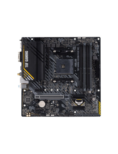 Asus | TUF GAMING A520M-PLUS | Processor family AMD | Processor socket AM4 | DDR4 | Memory slots 4 | Supported hard disk drive i