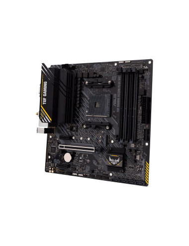 Asus | TUF GAMING A520M-PLUS | Processor family AMD | Processor socket AM4 | DDR4 | Memory slots 4 | Supported hard disk drive i