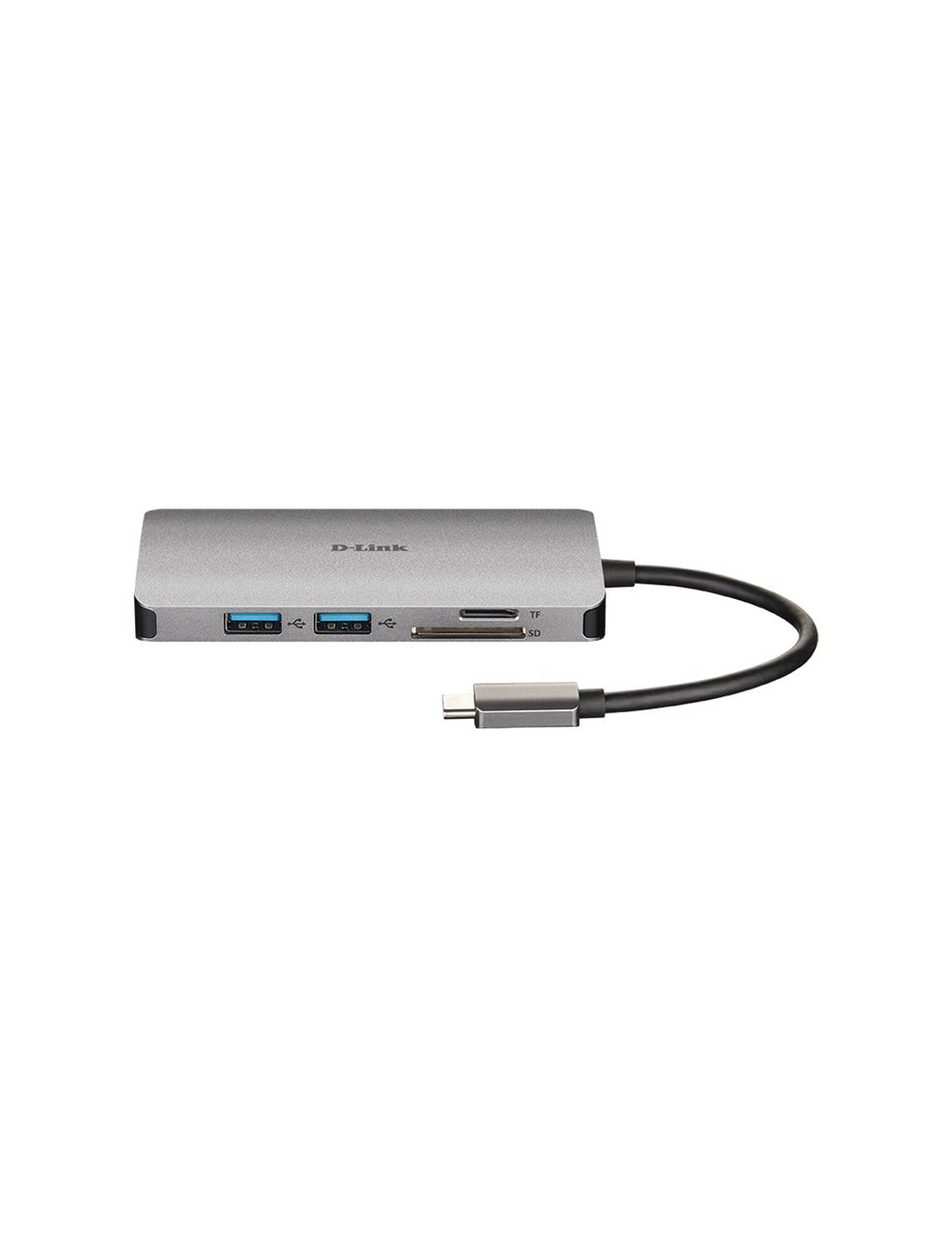 D-Link | 8-in-1 USB-C Hub with HDMI/Ethernet/Card Reader/Power Delivery | DUB-M810 | USB hub | USB Type-C