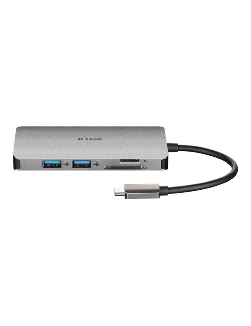 D-Link | 8-in-1 USB-C Hub with HDMI/Ethernet/Card Reader/Power Delivery | DUB-M810 | USB hub | USB Type-C