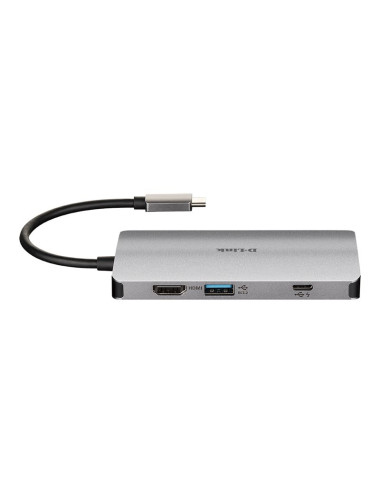 D-Link | 8-in-1 USB-C Hub with HDMI/Ethernet/Card Reader/Power Delivery | DUB-M810 | USB hub | USB Type-C