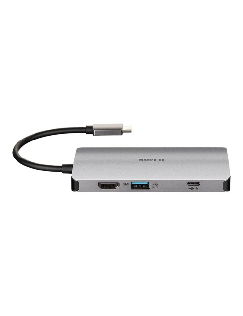 D-Link | 8-in-1 USB-C Hub with HDMI/Ethernet/Card Reader/Power Delivery | DUB-M810 | USB hub | USB Type-C