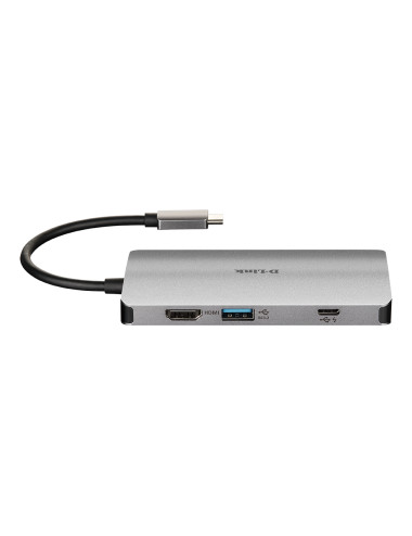 D-Link | 8-in-1 USB-C Hub with HDMI/Ethernet/Card Reader/Power Delivery | DUB-M810 | USB hub | USB Type-C