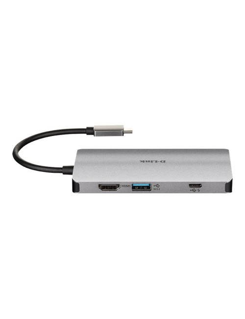 D-Link | 8-in-1 USB-C Hub with HDMI/Ethernet/Card Reader/Power Delivery | DUB-M810 | USB hub | USB Type-C