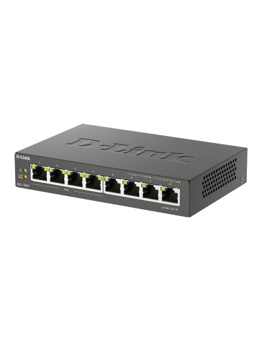 D-Link | 8-Port Gigabit PoE Switch (4xPoE) | DGS-1008P | Unmanaged | Desktop | Power supply type External