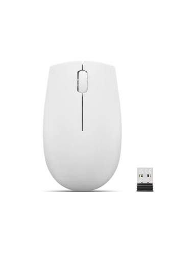 Lenovo | Compact Mouse with battery | 300 | Wireless | Cloud Grey