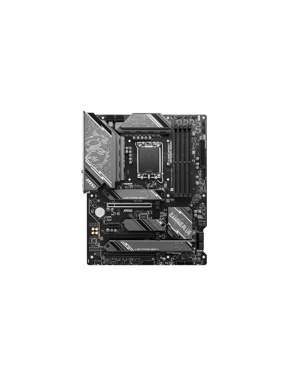 MSI | Z790 GAMING PLUS WIFI | Processor family Intel | Processor socket LGA1700 | DDR5 | Number of SATA connectors 6