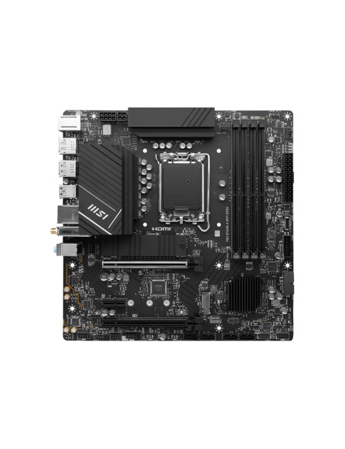 MSI | PRO B760M-A WIFI DDR4 | Processor family Intel | Processor socket LGA1700 | DDR4 | Supported hard disk drive interfaces SA