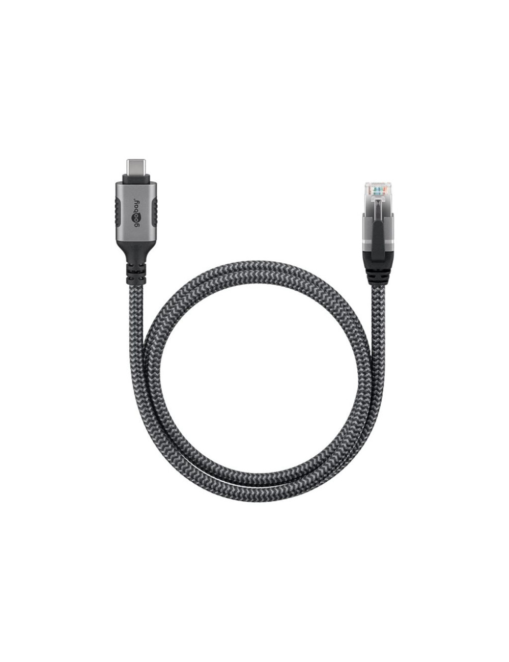 Goobay USB-A 3.1 to RJ45 Ethernet Cable, 1 m | 70696 | Black