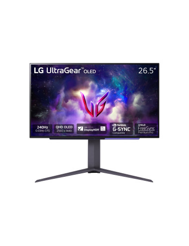 LG | Gaming Monitor | 27GS95QE-B | 27 " | LED | 16:9 | 240 Hz | 0.03 ms | 2560 x 1440 pixels | 250 cd/m | Black