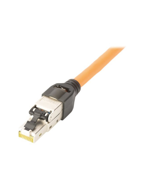 CAT 6A Field Termination Plug, STP with dust cap, Bend relief | DN-93631