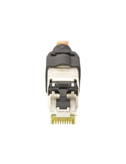 CAT 6A Field Termination Plug, STP with dust cap, Bend relief | DN-93631