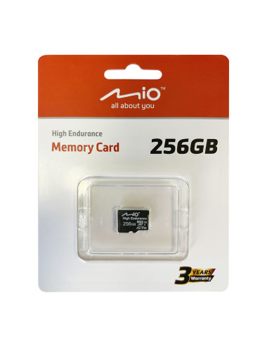 Mio High-Endurance | 256 GB | MicroSD | Flash memory class UHS-I