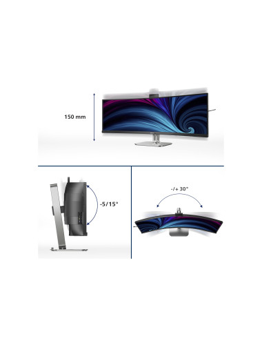 Philips 49B2U6903CH/00 | 49 " | VA | Dual QHD | 32:9 | 100 Hz | 4 ms | 5120 x 1440 pixels | 450 cd/m | HDMI ports quantity 2