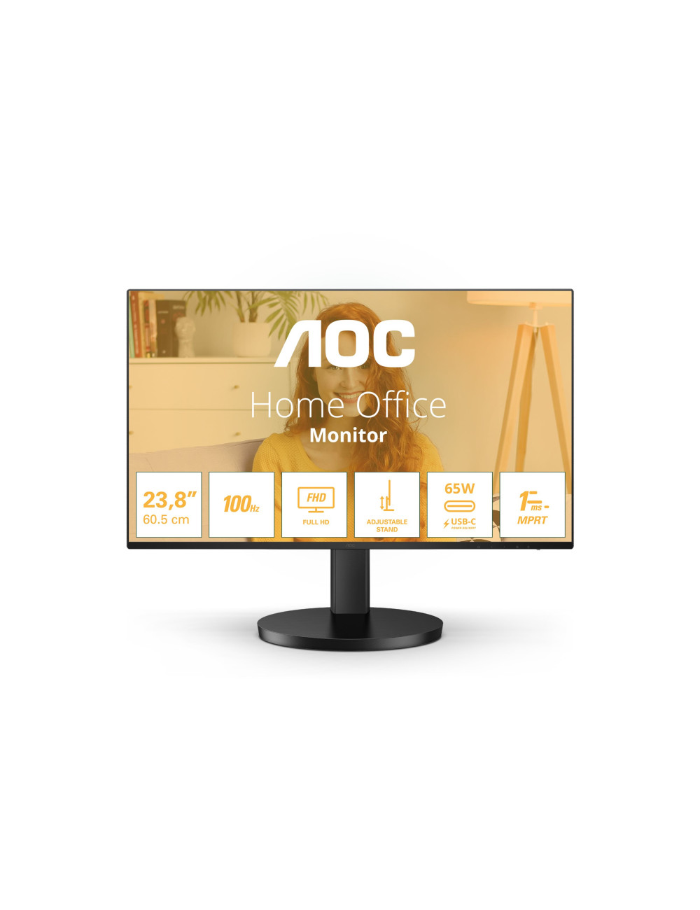 AOC 27B3CF2 | 27 " | IPS | FHD | 16:9 | 100 Hz | 4 ms | 1920 x 1080 pixels | 250 cd/m | HDMI ports quantity 1