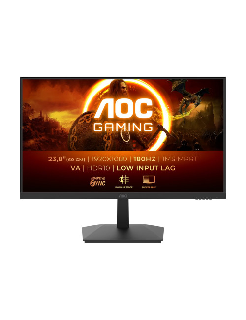 AOC 24G15N2 | 24 " | VA | FHD | 16:9 | 180 Hz | 4 ms | 1920 x 1080 pixels | 250 cd/m | HDMI ports quantity 1 | Black | Warranty 