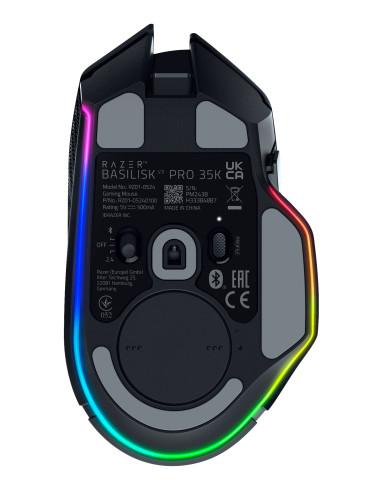 Razer | Gaming Mouse | Basilisk V3 Pro 35K | Optical mouse | Wireless | Black | Yes