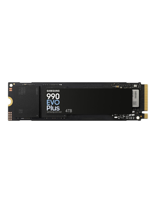 Samsung 990 EVO Plus | 4000 GB | SSD form factor M.2 2280 | Solid-state drive interface PCIe 4.0 x4/5.0 x2 NVMe 2.0 | Read speed