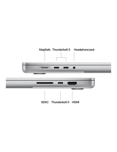 Apple MacBook | Pro | Silver | 16 " | 3456 x 2234 pixels | Apple M4 Pro | 48 GB | Solid-state drive capacity 512 GB | Apple M4 P