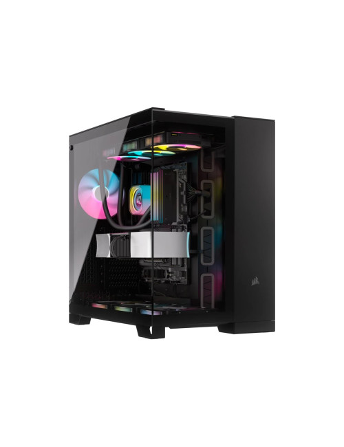Corsair Dual Chamber PC Case | iCUE LINK 6500X RGB | Black | Mid Tower | Power supply included No | ATX