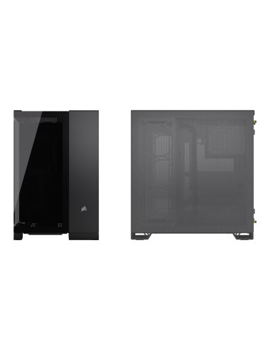 Corsair Dual Chamber PC Case | iCUE LINK 6500X RGB | Black | Mid Tower | Power supply included No | ATX