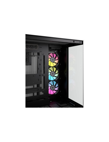 Corsair Dual Chamber PC Case | iCUE LINK 6500X RGB | Black | Mid Tower | Power supply included No | ATX