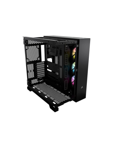 Corsair Dual Chamber PC Case | iCUE LINK 6500X RGB | Black | Mid Tower | Power supply included No | ATX