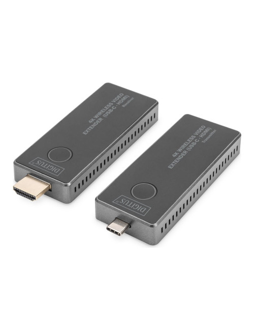 Digitus | 4K Wireless Video Extender, 30 m (USB-C - HDMI) | DS-55324 | Black/Silver